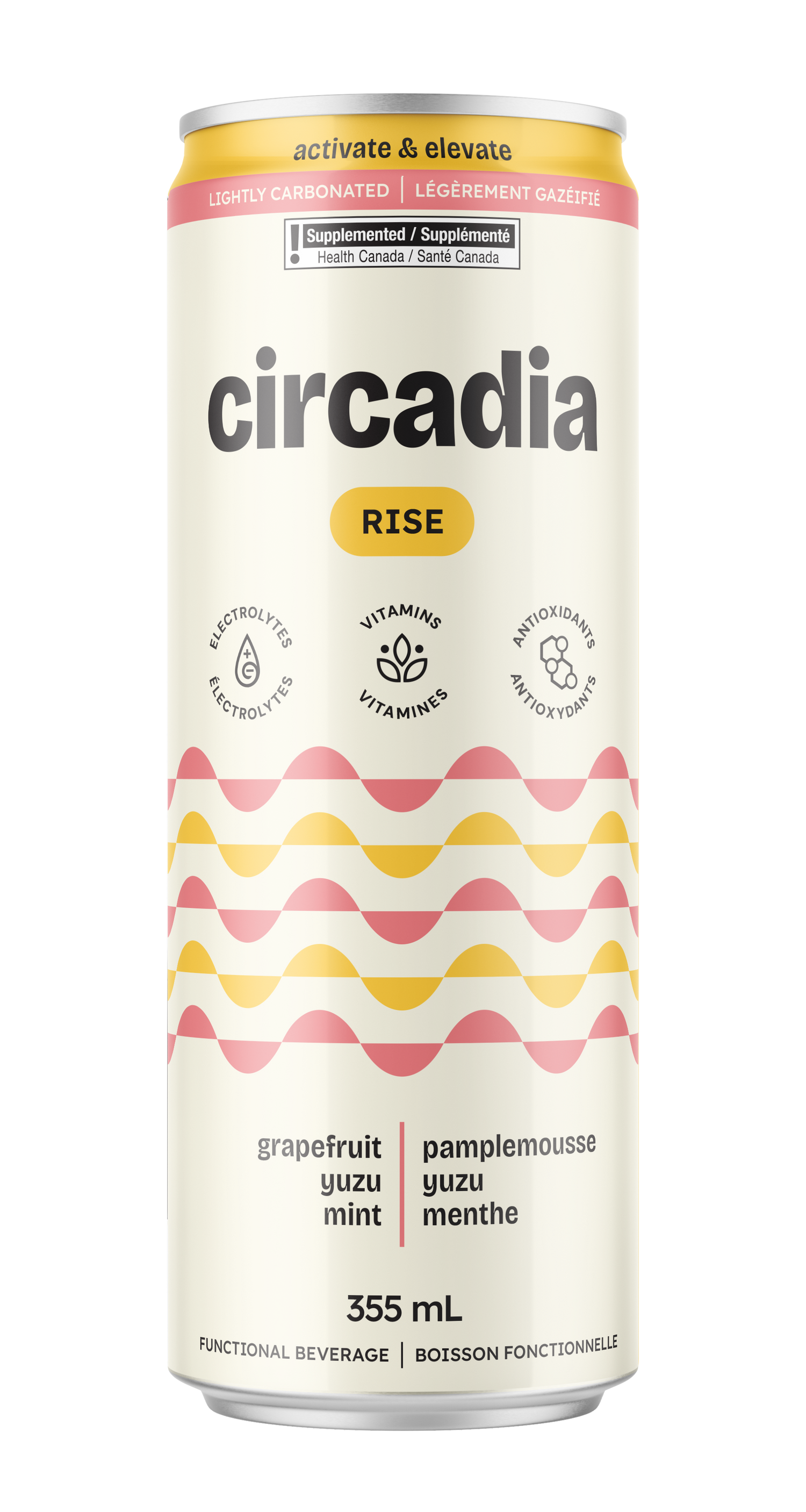 Rise — Grapefruit Yuzu Mint 4-pack can